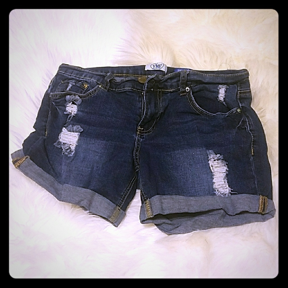 Ripped shorts